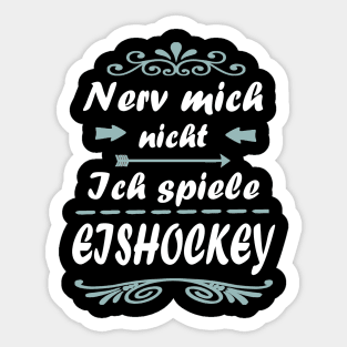 Eishockey Eishockeyschläger Team Puck Eis Sticker